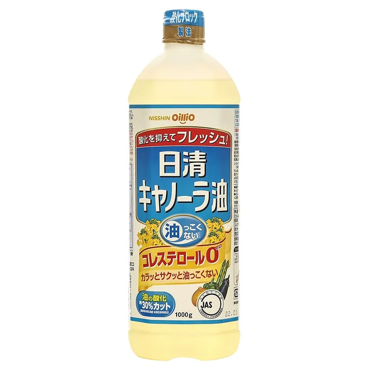日本产品进口日清食用油植物油菜籽油营养品牌油炸家用1L*1瓶