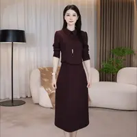 显瘦气质长袖洋气时尚修身职业秋冬显瘦气质长袖洋气时尚D3856