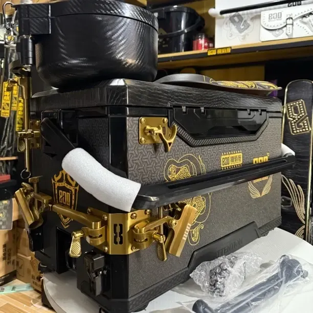 高配版可坐带升降多功能台钓箱黑坑适用