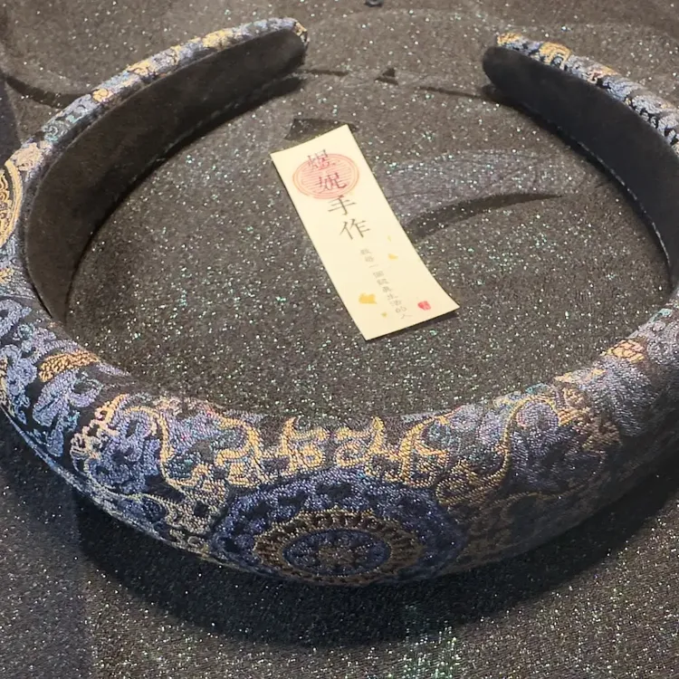 非遗名家宋锦发箍热门爆款精致时尚百搭高品质气质甜美优雅轻奢