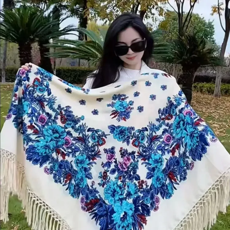 新款披肩高端印花百搭秋冬适合送人