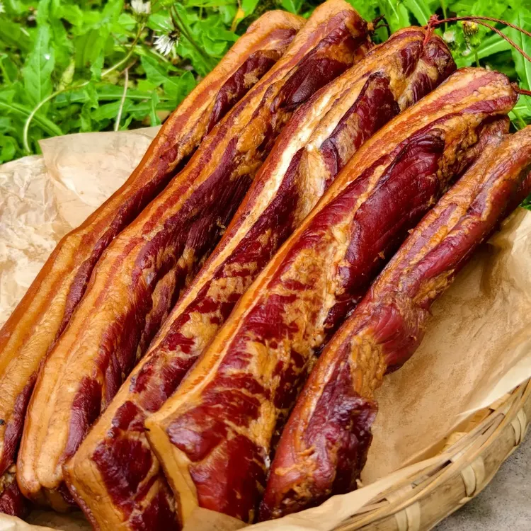 【双12】严姐闽味腊肉  农家猪肉 纯猪肉灌制农家土猪烟熏辣肠