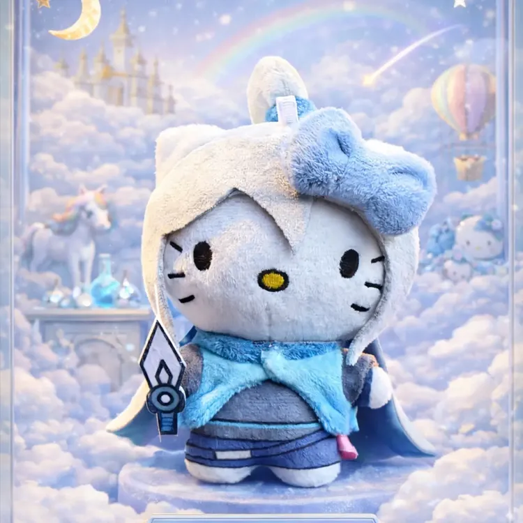 可爱治愈KT猫毛绒公仔玩偶挂件