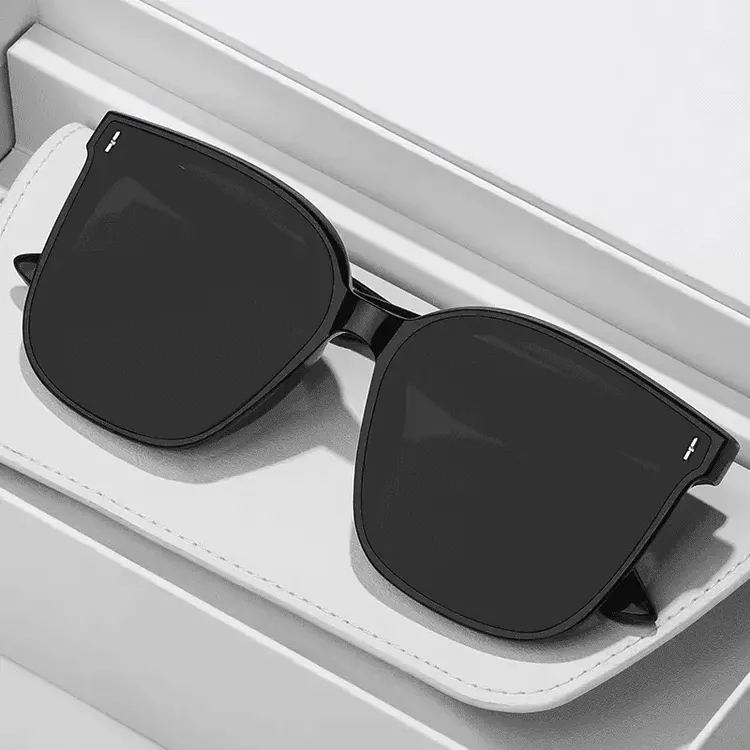 高颜值百搭墨镜痞帅防紫外线太阳眼镜男女防强光时尚潮流复古大框