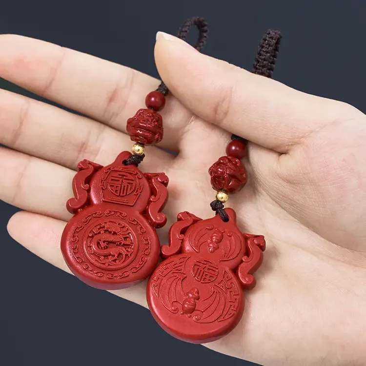 【先生推荐】蛇年匠心臻品朱运鸿福葫芦生肖挂件驾车用品