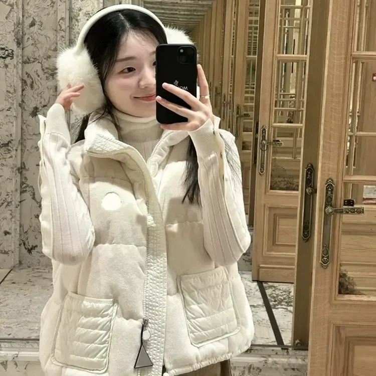 90白鹅绒马甲女冬韩系穿搭巨好看休闲保暖马甲百搭