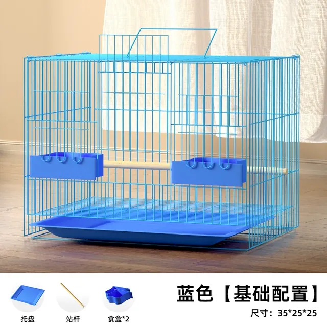 宠乐侠鸟笼子鸽子鸟笼金属鸟笼子鹦鹉鸟笼鸟笼子八哥秀眼虎皮鸟笼