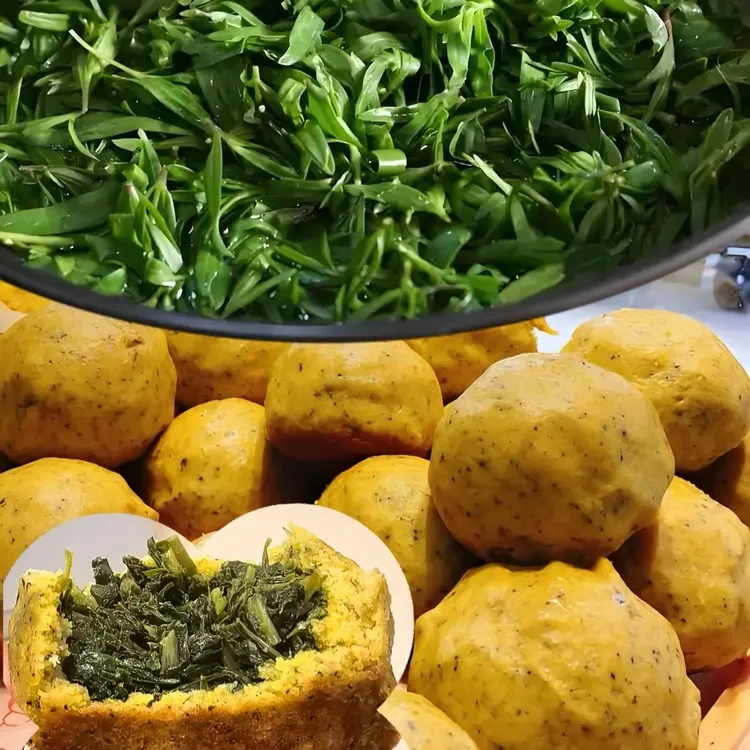 【菜团子】手工粗粮玉米黑豆小米面菜团子山苜楂野菜团子(不含白面)