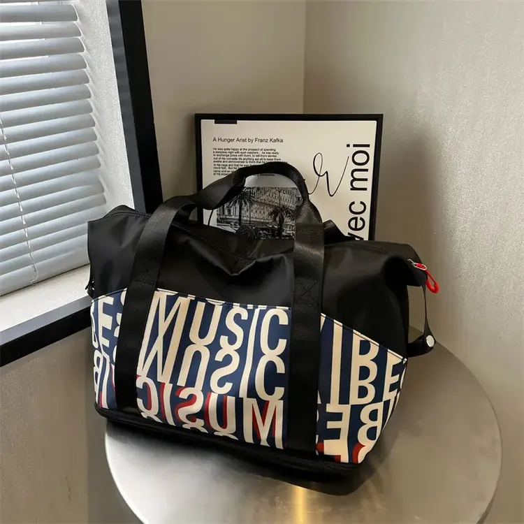 大容量手提旅行袋时尚出差行李包袋待产包干湿分离瑜伽健身包