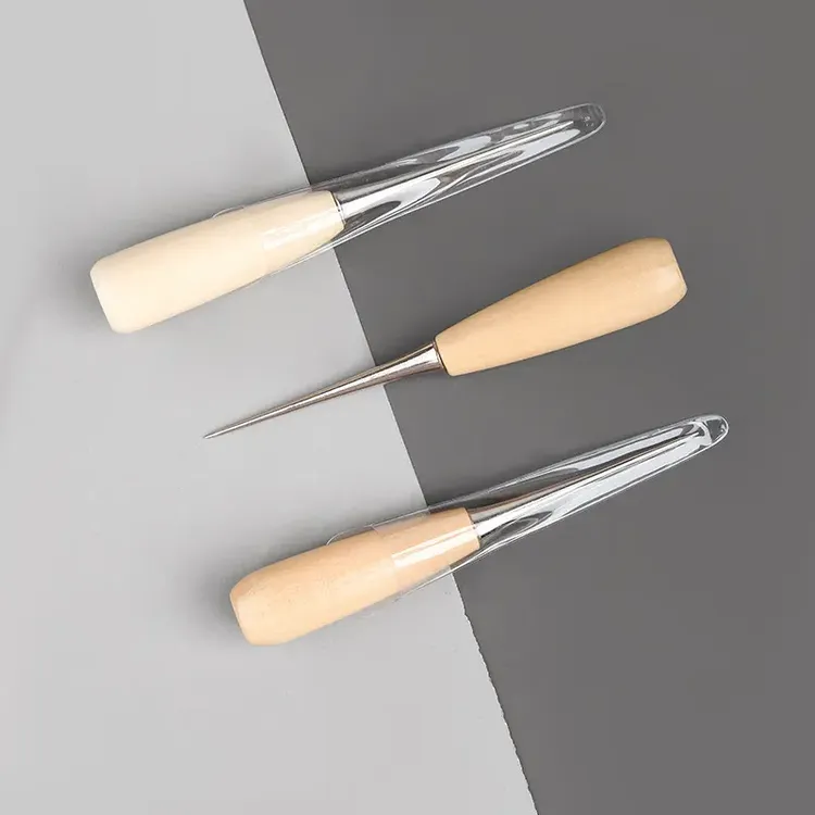 宠粉福利锥子打孔全钢粗柄实心大号柄千枚通锥子针皮革工具小锥子