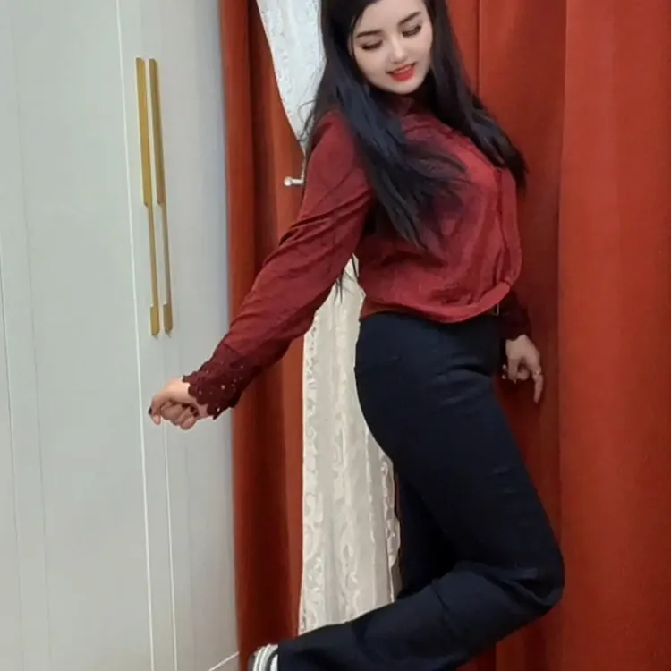 006新款热卖冬季黑色加绒高腰显瘦女士微喇牛仔裤包邮