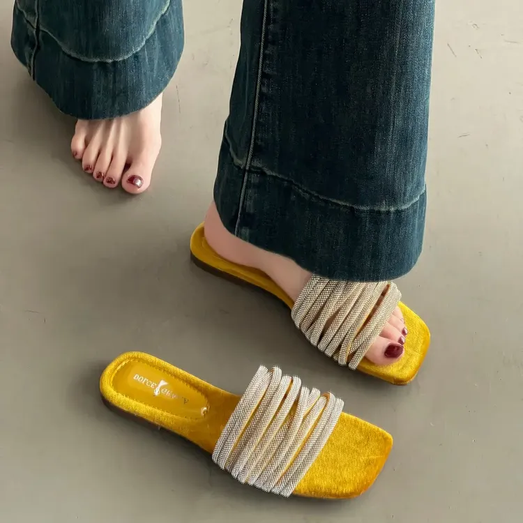 公主风时尚增高撞色外穿拖鞋女2025春夏季厚底防滑沙滩凉拖鞋