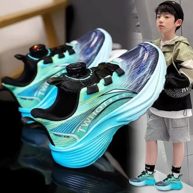 安踏超级儿童赤兔7pro童鞋男童儿童鞋子2025春秋季新款学生防滑