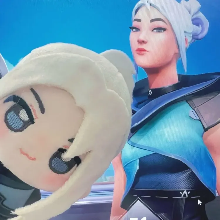 无畏契约捷风玩偶10cm棉花娃娃jett努努可爱挂件Q版毛绒玩具礼物