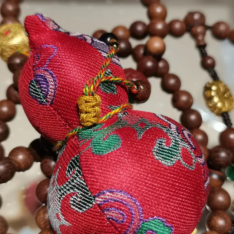手缝葫芦福禄安康香囊挂件非遗宋锦手工装饰中式国风搭配定制吊坠