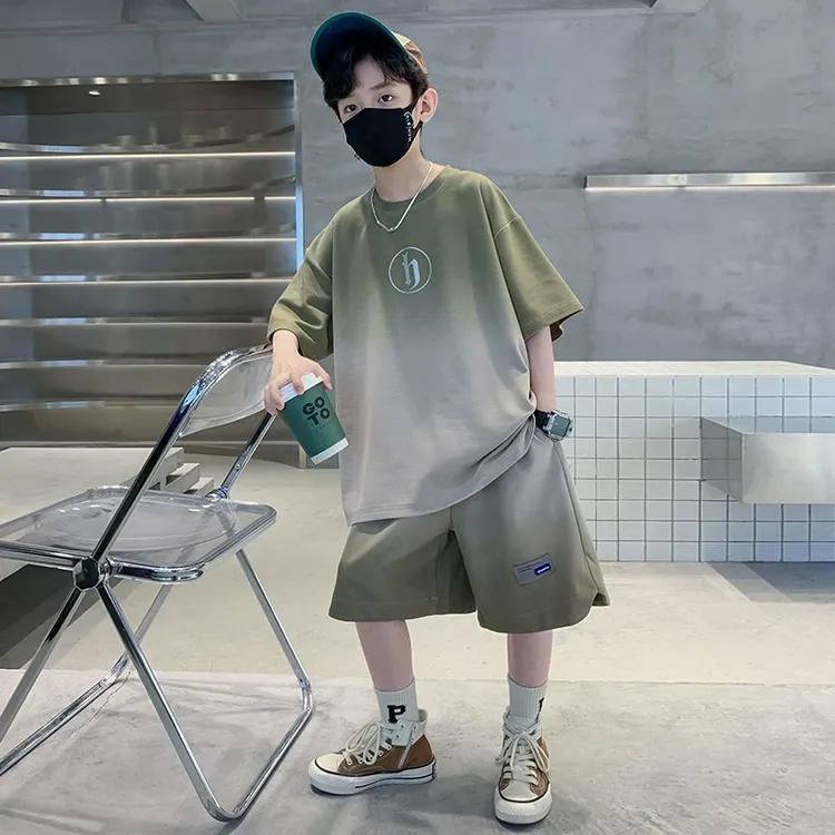 巴拉【商场同款】童装男童短袖套装夏季2025新款儿童夏装衣服中大童