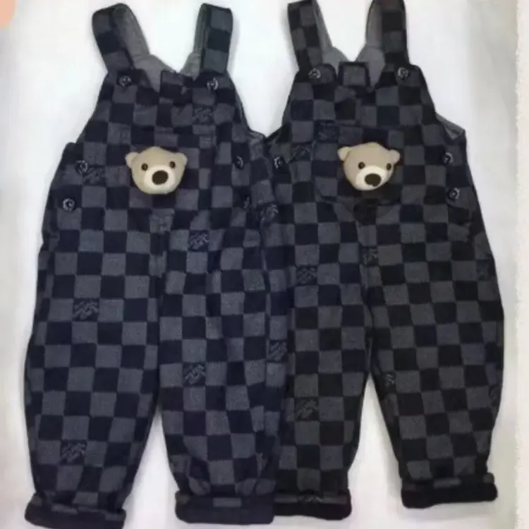 特中针织棉里超柔弹力高端洋气时尚可开裆背带棉裤0 －3岁宝宝