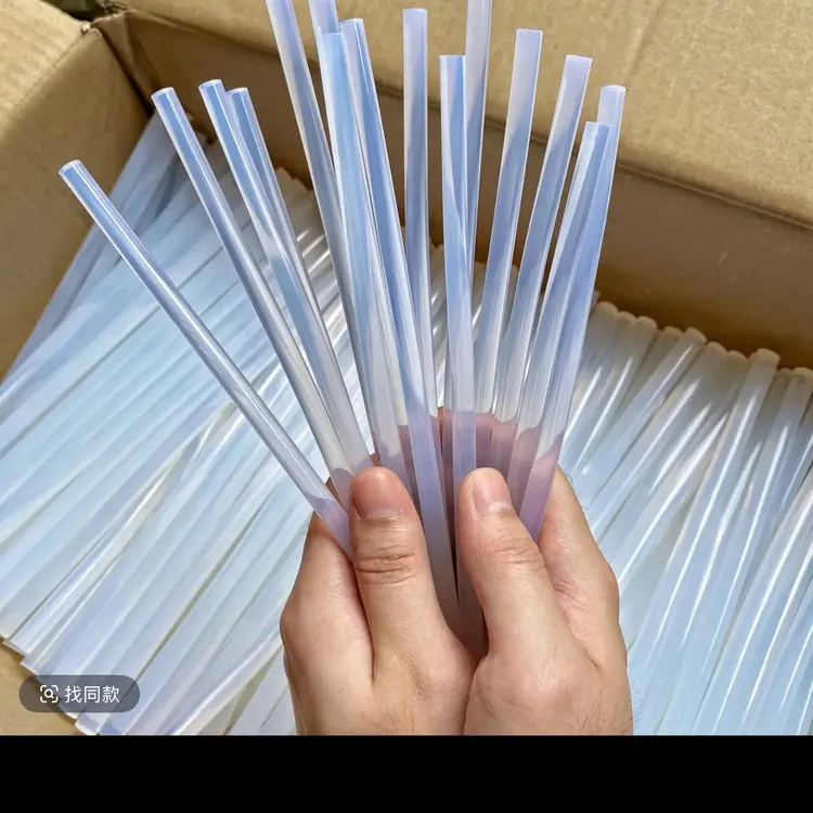 外贸高品质透明耐高温高粘热熔胶棒7mm安全环保手工胶条
