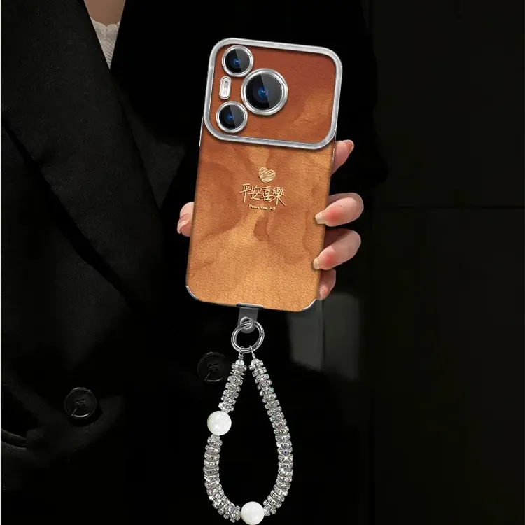 平安喜乐适用华为pura70pro大视窗小羊皮pura70全包70pro+手机壳