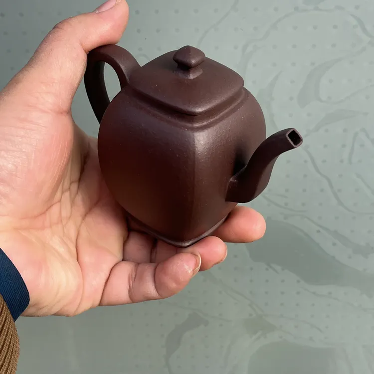 宜兴紫砂壶茶壶茶具西明夫人壶精工半手工原矿紫泥130cc