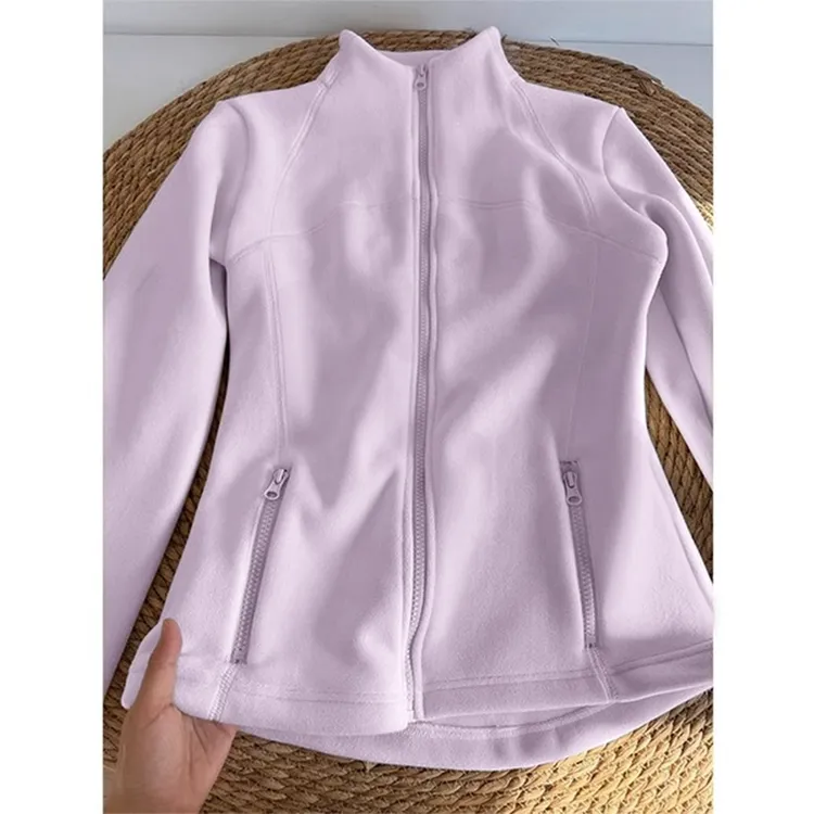 摇粒绒外套女冲锋衣抓绒内胆校服神器冬季加绒加厚内搭卫衣修身厚