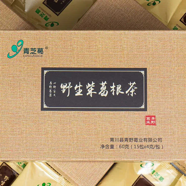 青芝葛 青川深山柴葛根茶 葛根片 葛根粉 60g（15包×4g/包）
