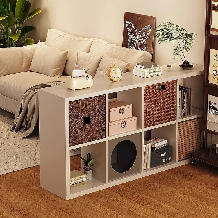 卡莱克格子柜钢制幼儿园自由组合书柜铁艺儿童书架家用客厅储物柜