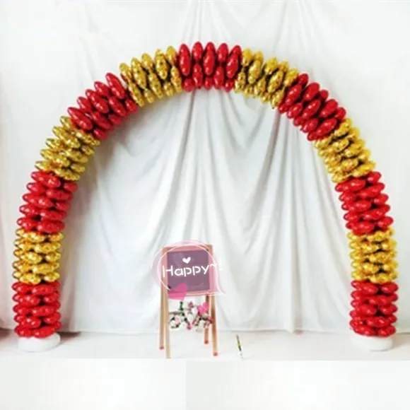 四叶铝膜气球拱门开业氛布置店铺连锁店新店门口店庆活动庆典装饰