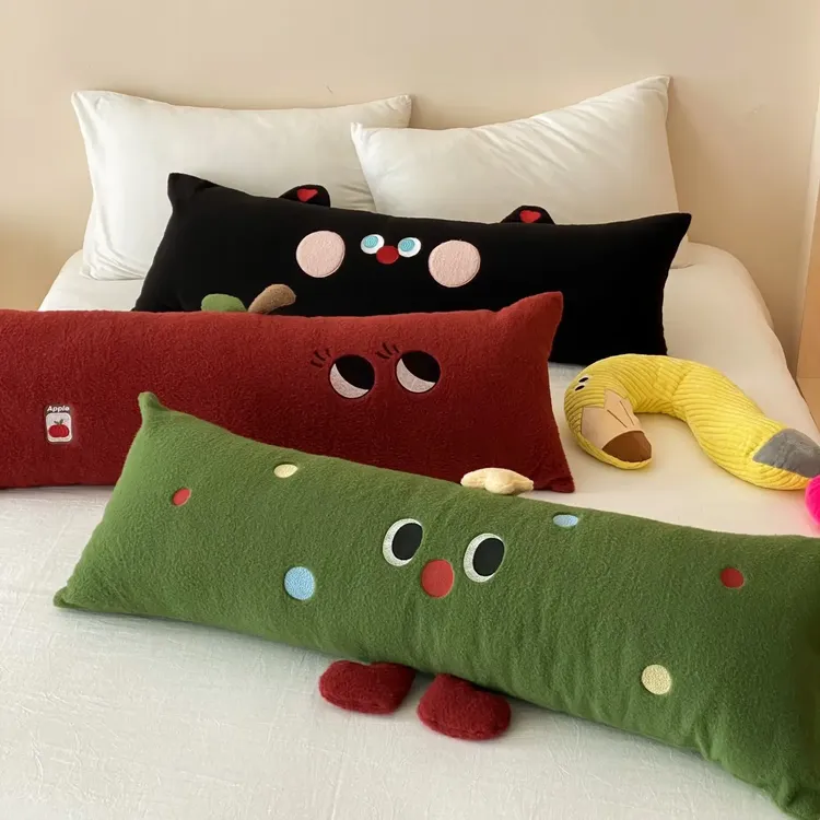 可爱长条抱枕可拆洗床头靠垫睡觉夹腿神器适合卧室使用