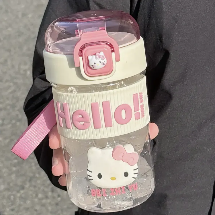 吸管水杯夏季女生高颜值新款2025随手杯学生塑料杯子防摔运动便携