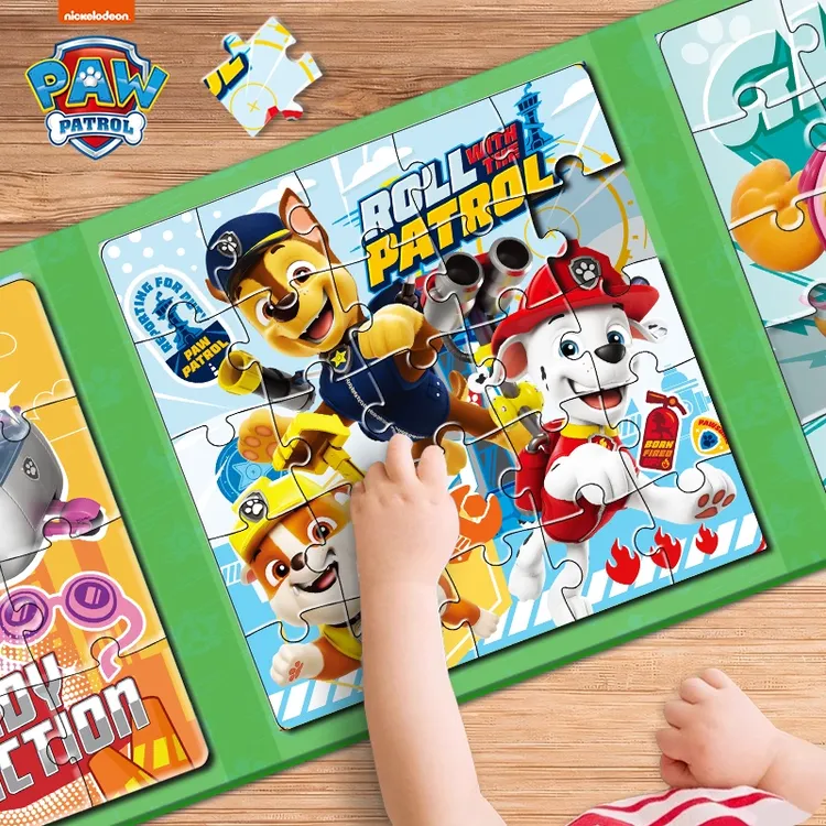 汪汪队立大功磁性拼图小猪佩奇磁力拼3-6岁儿童益智早教启蒙玩具