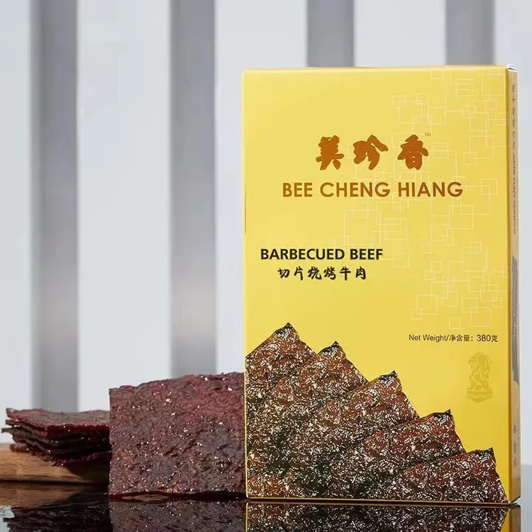 美珍香切片烧烤牛肉380g正宗牛肉干火爆风味休闲营养零食熟食独立