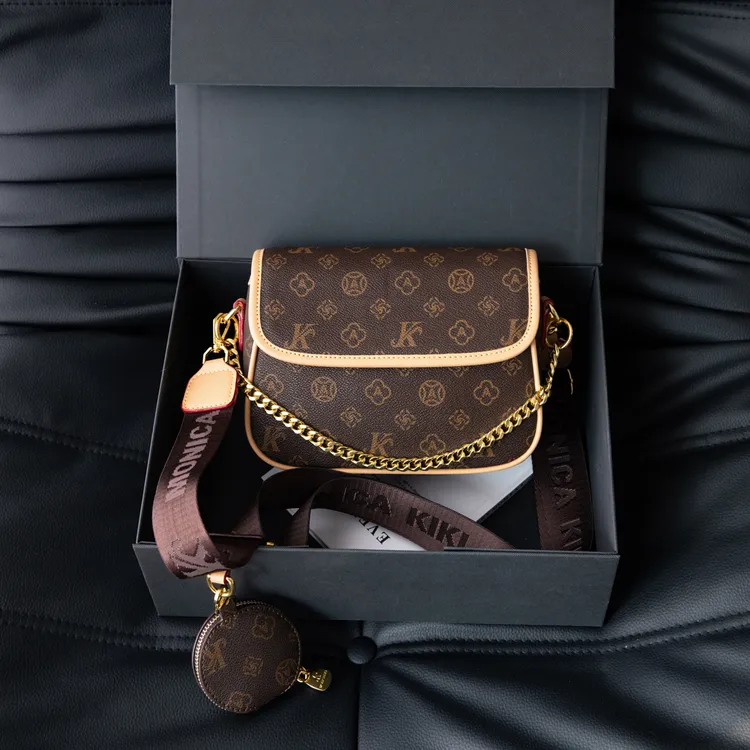 MONICA KIKI/莫妮卡奇奇经典小方包时尚百搭休闲单肩斜挎女包潮