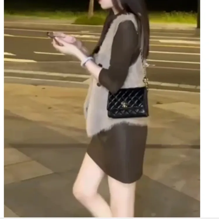 新款时尚洋气气质马甲打底衫显瘦女装