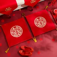 菲寻跪垫婚礼新郎新娘改口敬茶喜垫婚庆新人磕头拜天地坐福垫一对
