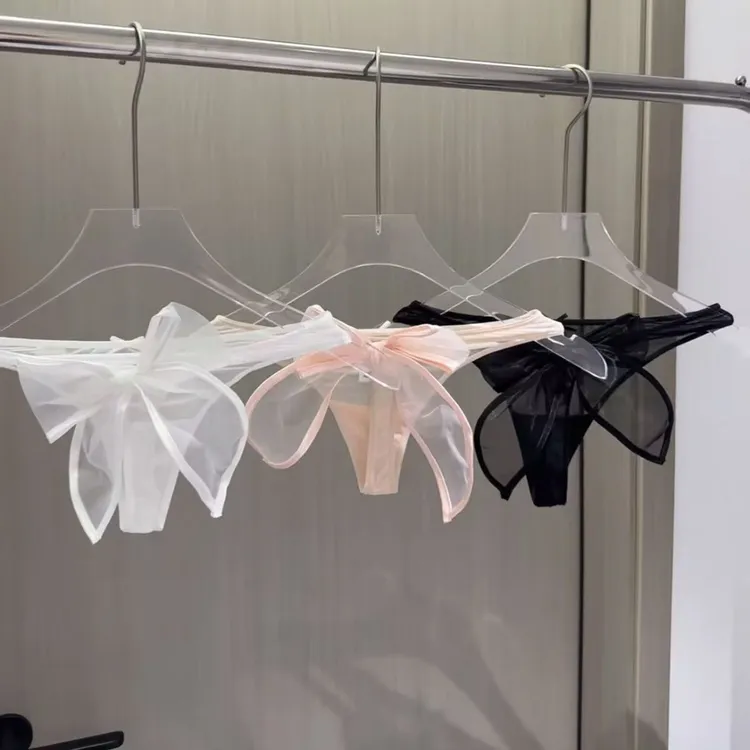 欧美性感网纱大蝴蝶低腰纯欲风火辣女士内裤