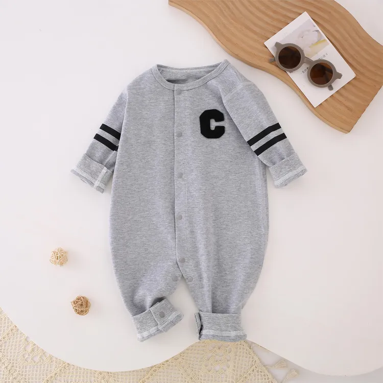 KPBL【高定款】宝宝纯棉连体衣四季新款婴儿衣服长袖爬服无骨哈衣