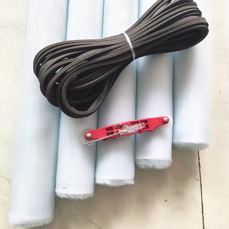 尼龙窗纱网防蚊虫纱窗网加密防蚊网家用铝合金塑钢窗网DIY白色