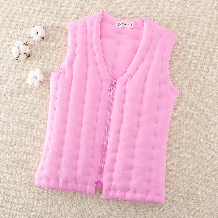 纯手工棉花女士马甲冬加厚保暖成人妈妈修身坎肩学生马夹内穿外穿
