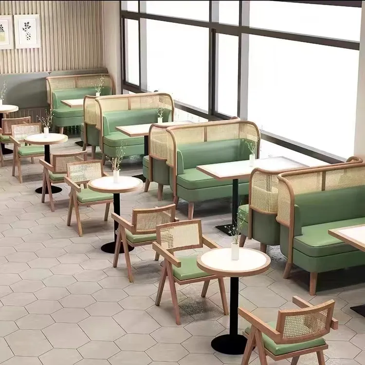 定制音乐餐吧西餐厅主题餐厅火锅店奶茶店咖啡厅靠墙卡座沙发桌椅