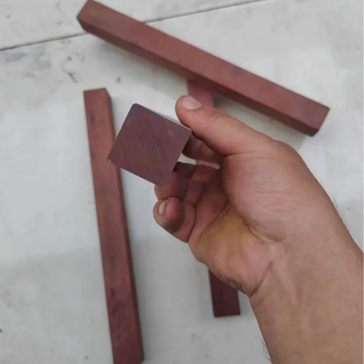 红贵宝唢呐料擀面杖料 手工把件料 沉水料 红木料32*3*3