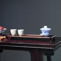 【木虫臻品】奢侈品老挝大红酸枝全独板干泡台小茶盘文盘收纳高端