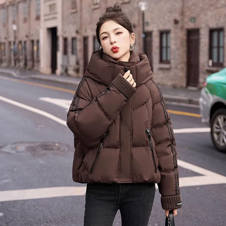 高端设计感羽绒服女款冬季2025年新款韩版宽松高端短款小个子外套