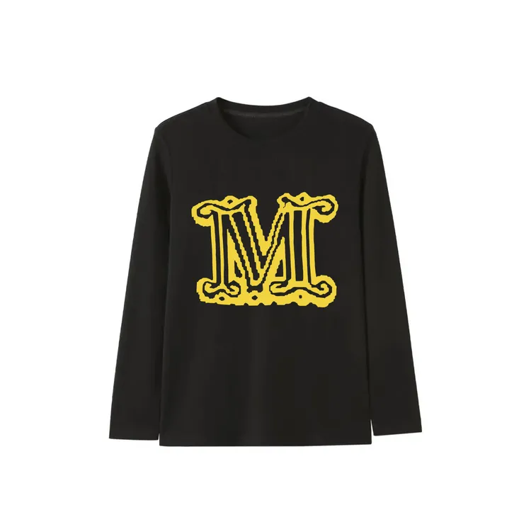 磨毛加绒保暖打底衫 2024秋冬时尚圆领长袖百搭T恤上衣