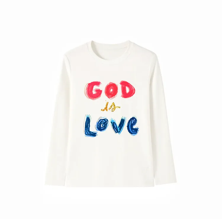 磨毛加厚薄绒打底衫 2024秋冬时尚字母长袖百搭T恤上衣