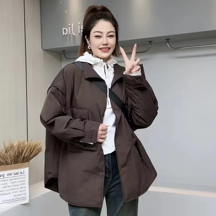 【菲菲严选】宽松韩版ol秋冬休闲潮流中长款风衣外套9710
