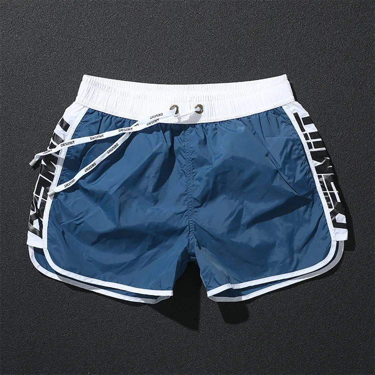 短裤男夏季透气大码休闲速干运动裤男士健身宽松薄款三分裤带内衬