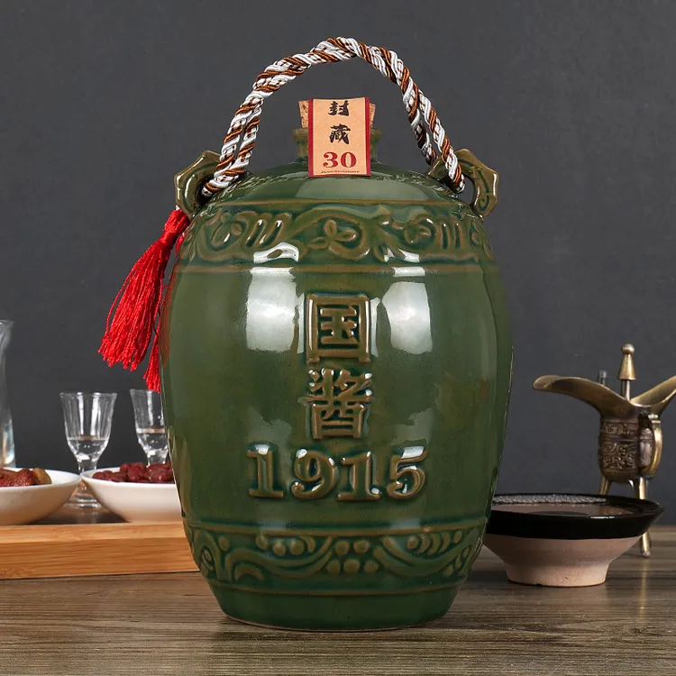 梦之伴陶瓷坛国酱1915酒 传统手提坛 经典古法酿造53度1500ml