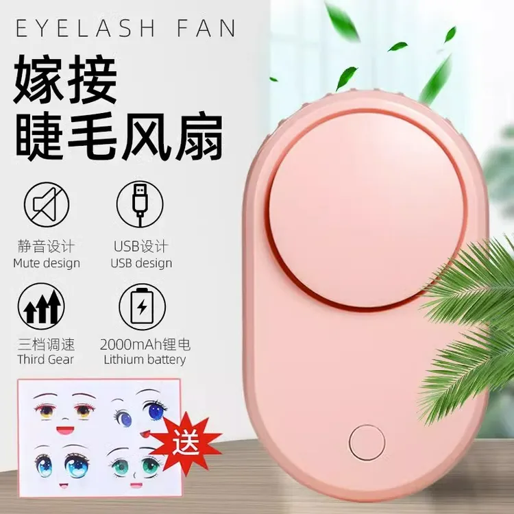 嫁接睫毛吹风机充电式充电种植吹睫毛小风扇工具吹干器户外风扇