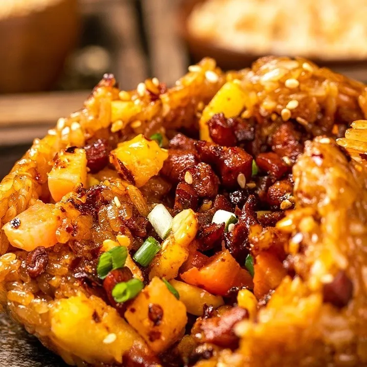 贵州糯米饭老贵阳软糯饭露速食多种配料早餐半成品加热即食叉烧包